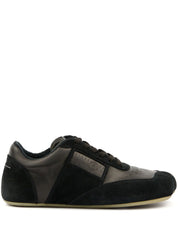 MM6 Maison Margiela Sneakers in Black Leather