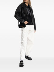 Emporio Armani Cotton-jersey T-shirt with oversized lurex logo