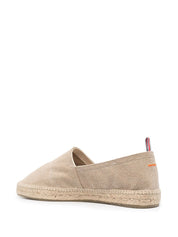Castañer Beige Espadrilles — Sand-Taupe Flat Shoes