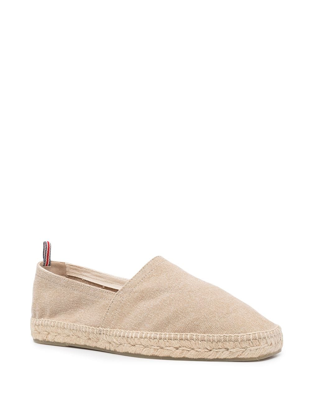 Castañer Beige Espadrilles — Sand-Taupe Flat Shoes