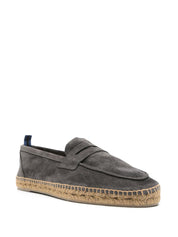 Grey Suede Espadrilles — Castañer Flat Shoes