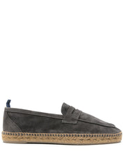 Grey Suede Espadrilles — Castañer Flat Shoes