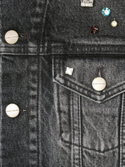 Marc Jacobs Coats Black denim trucker jacket