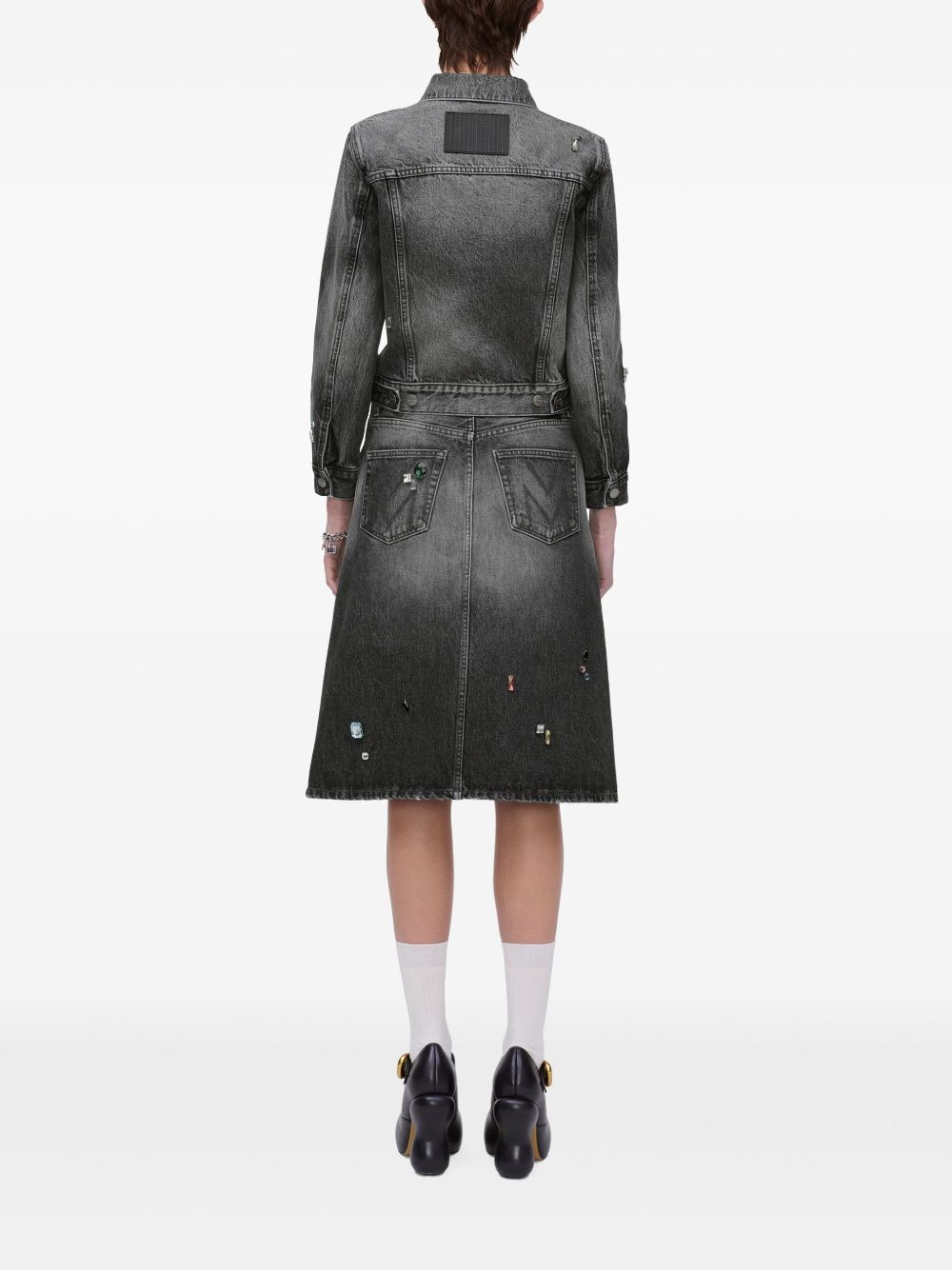 Marc Jacobs Coats Black denim trucker jacket