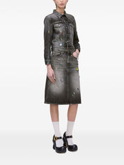 Marc Jacobs Coats Black denim trucker jacket