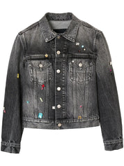 Marc Jacobs Coats Black denim trucker jacket