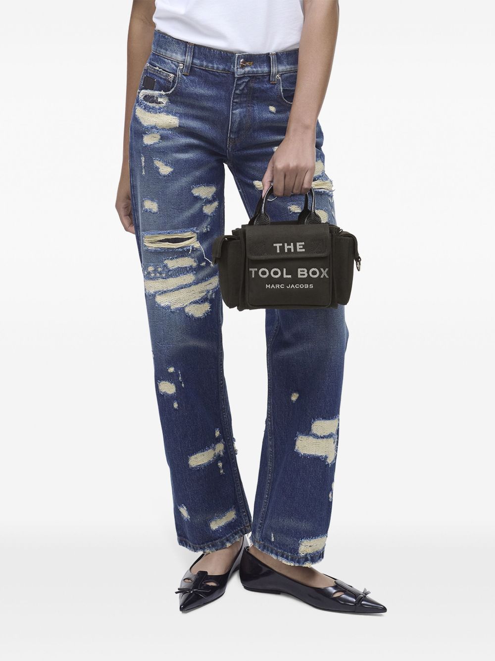 Marc Jacobs Bags.. Black cotton canvas tote