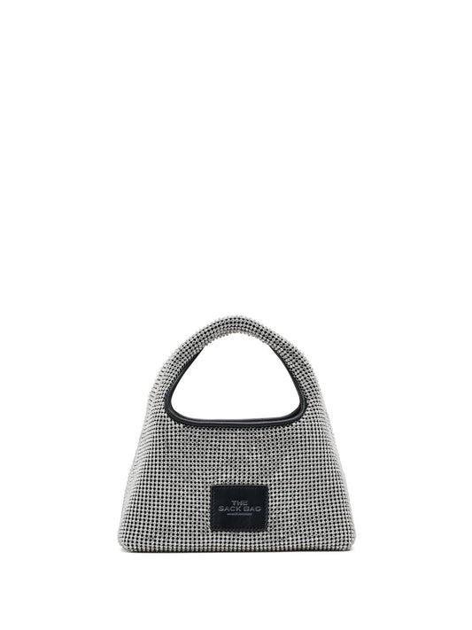 Marc Jacobs Black Handbag with Crystal Embellishment