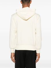 Comme Des Garcons hoodie with logo in light yellow