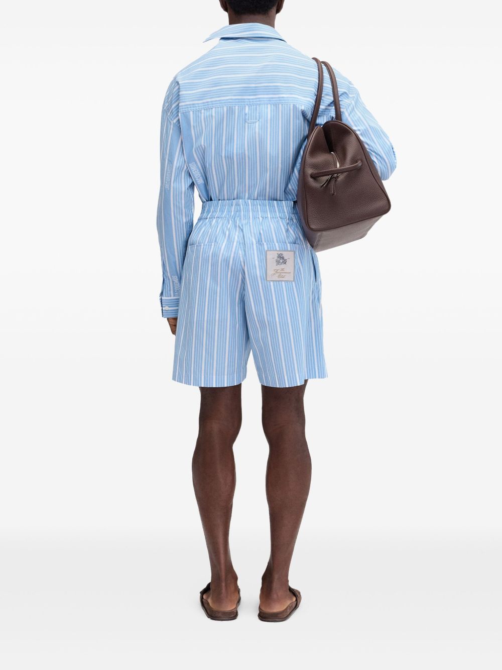 Short JACQUEMUS Bleu Clair coupe ajustée