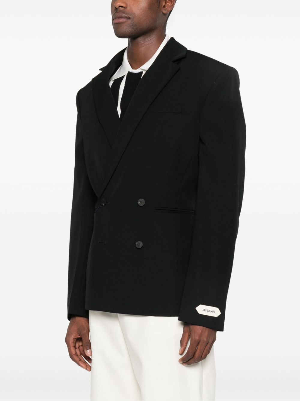 JACQUEMUS Jackets Black double-breasted