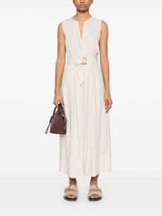 Robes Woolrich coupe ceinturée beige