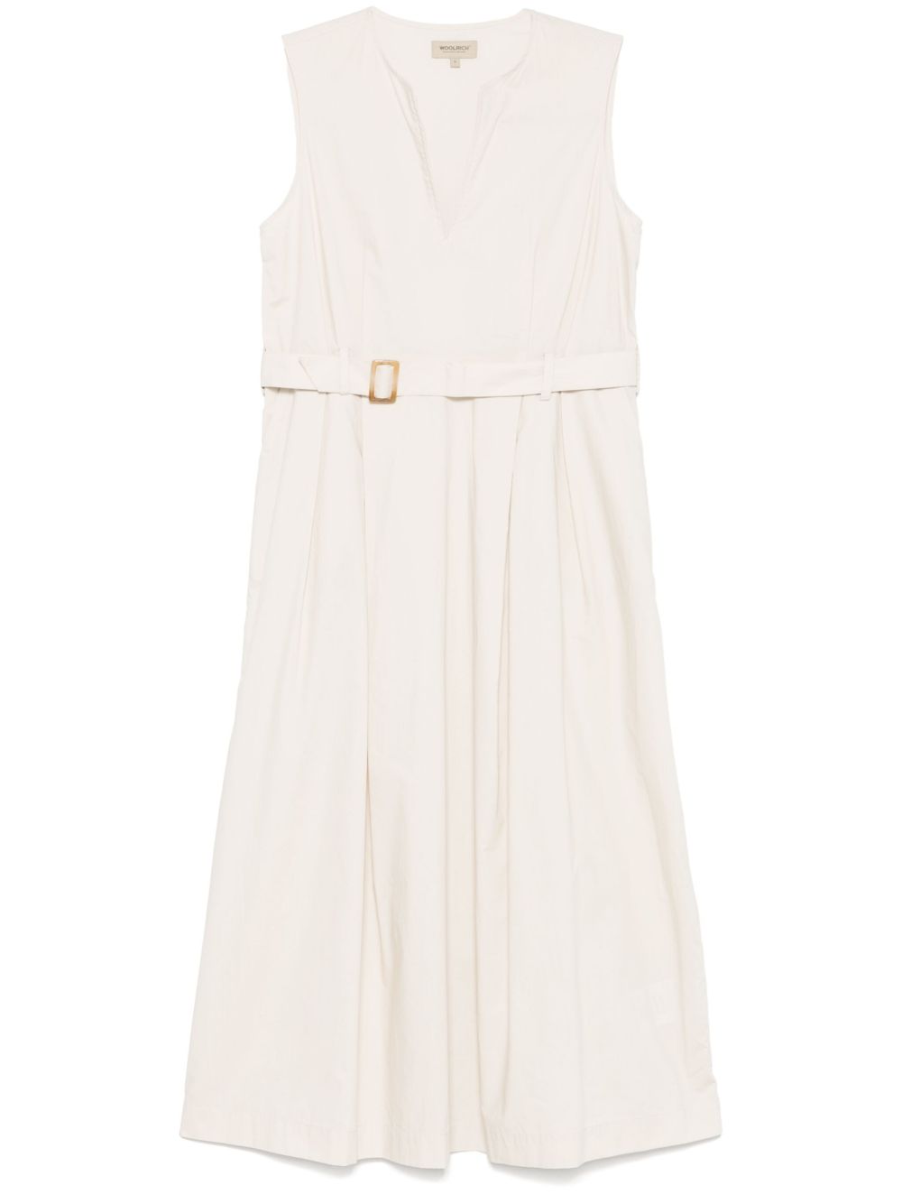 Robes Woolrich coupe ceinturée beige