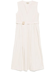 Robes Woolrich coupe ceinturée beige