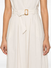 Robes Woolrich coupe ceinturée beige