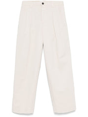 Pantalon ruthy fermé en denim beige clair
