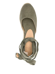 Green Canvas Espadrilles — Castañer Flat Shoes