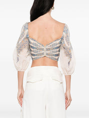 Zimmermann pleated design top