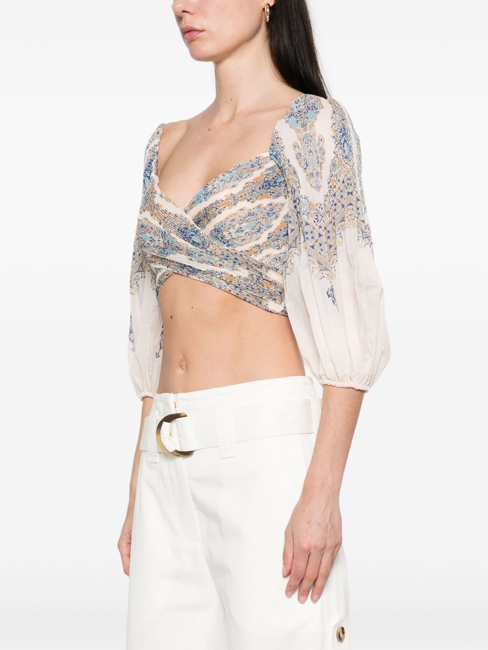 Zimmermann pleated design top