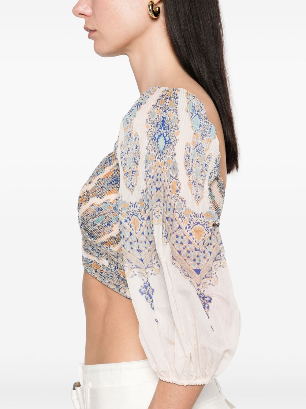 Zimmermann pleated design top