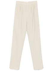 Pantalones rectos de lana de Saint Laurent