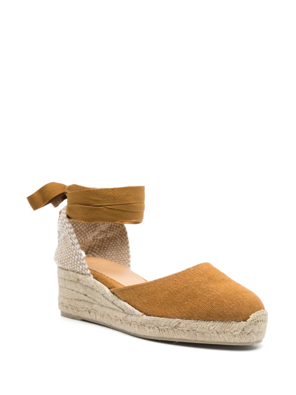 Castañer Beige Espadrilles — Flat Raffia Shoes