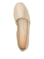 Golden espadrilles — Castañer flat shoes