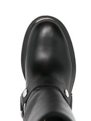 Golden Goose Boots Black leather with strap detailing