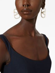 Boucles d'oreilles nacrées signature VLogo Valentino Garavani
