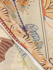 Faliero Sarti Scarfs Beige stole with lurex detailing