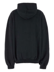 Balenciaga Sweaters Black cotton hoodie