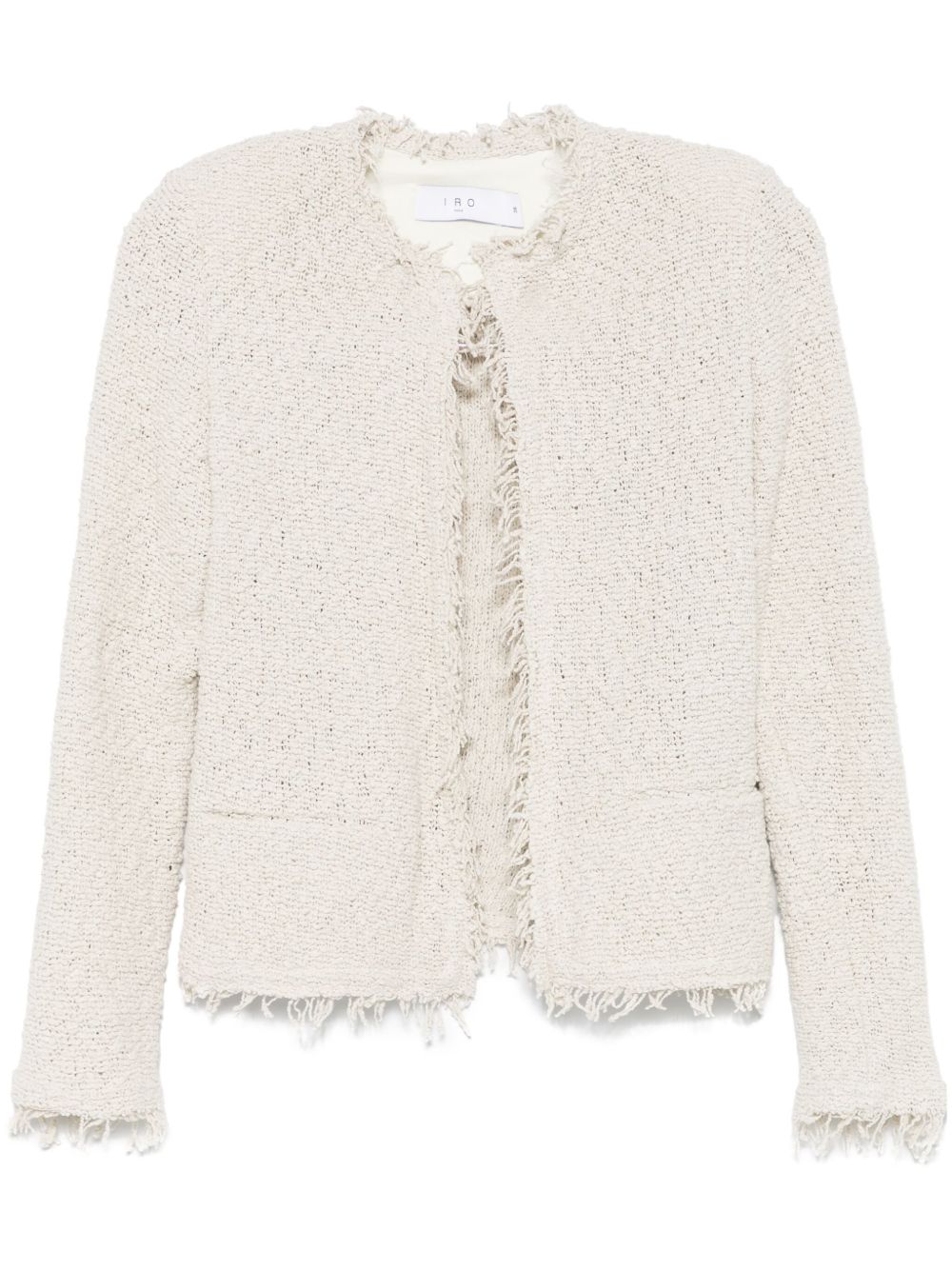 Iro Shavani jacket in light beige cotton