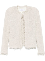Iro Shavani jacket in light beige cotton