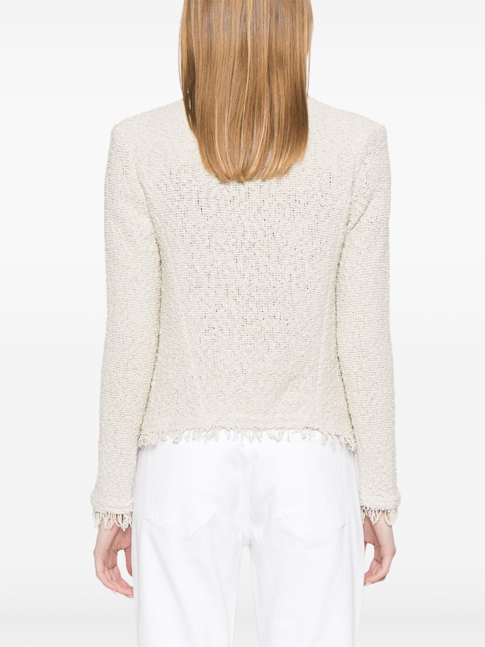 Iro Shavani jacket in light beige cotton