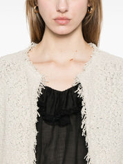 Iro Shavani jacket in light beige cotton