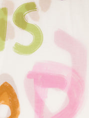 Faliero Sarti Scarfs MultiColour stole with frayed edge