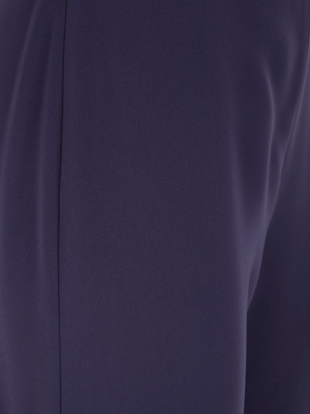 Emporio Armani satin-trim trousers in navy