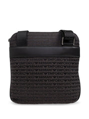 Bolso bandolera con logotipo integral de Emporio Armani