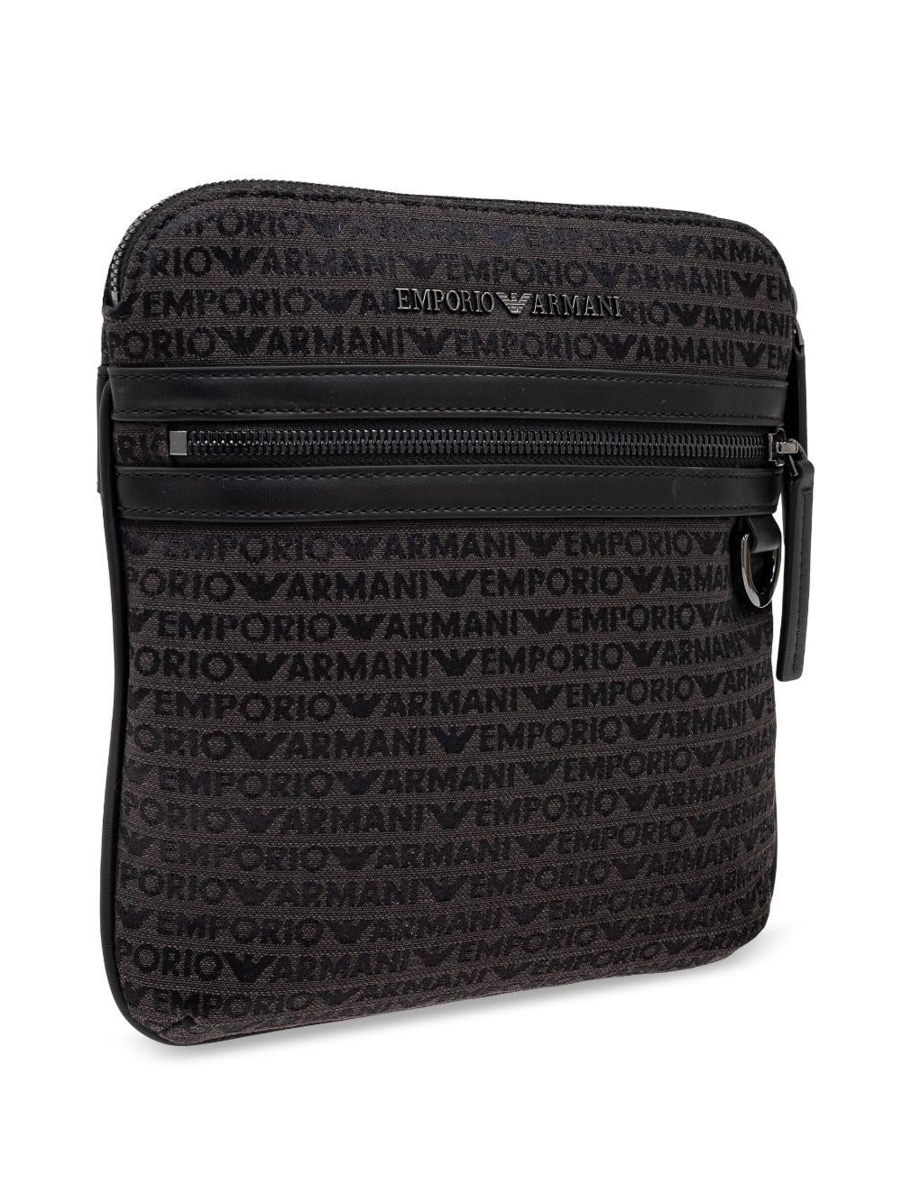 Bolso bandolera con logotipo integral de Emporio Armani