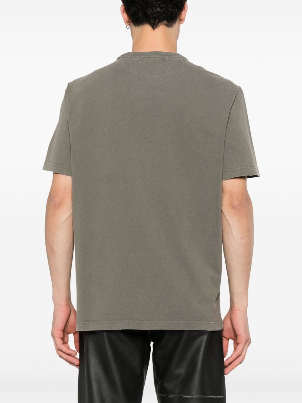 Golden Goose T-shirts and Polos Green cotton jersey