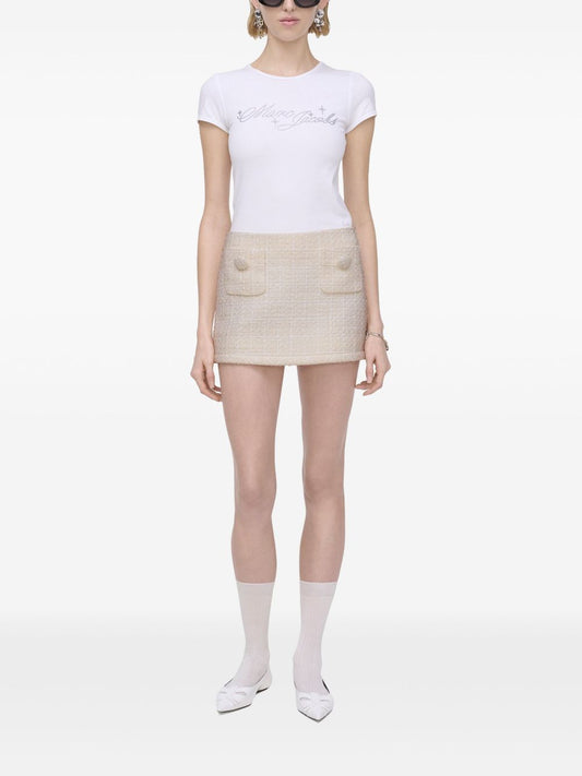 Marc Jacobs Skirts Ivory — Straight Hem Elegance