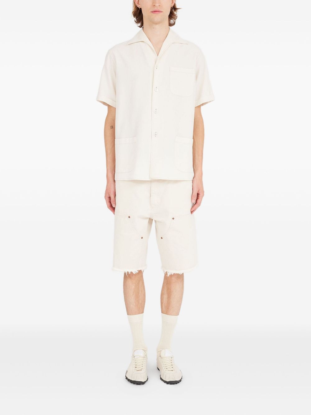 Chemises Maison Margiela en coton mélangé blanc