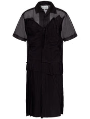 Robes Maison Margiela mi-longues en maille noire