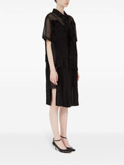 Robes Maison Margiela mi-longues en maille noire