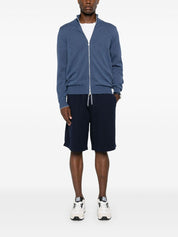 Brunello Cucinelli Shorts in Blue Cotton Blend