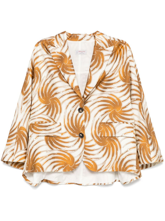 Alberto Biani Beige Jacket — Tailored Ecru Sport Jacket