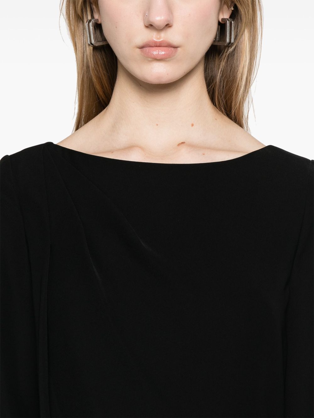 Emporio Armani long sleeves dress — Black Cady Elegance