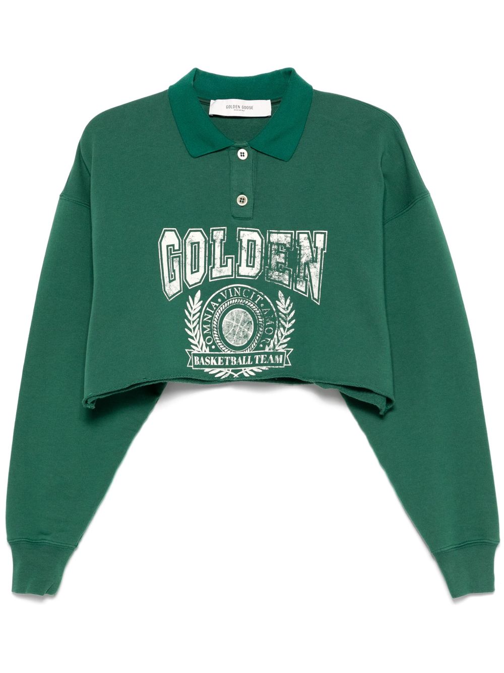 Golden Goose Sweaters in Green French Terry