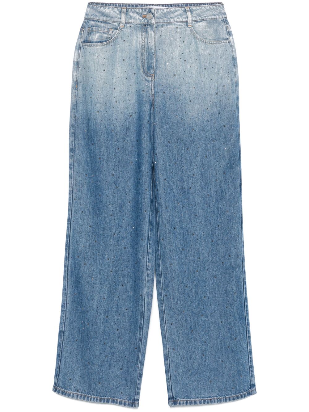 Iro Jeans Blue with Crystal Embellishment