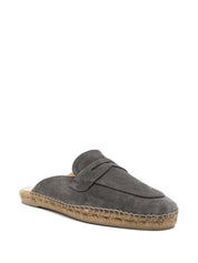 Castañer Castaner Sandals in Grey Suede Leather